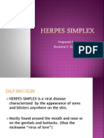 Herpes Simplex Report