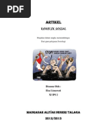 Makalah Konflik Sosial Dalam Masyarakat Makalah Konflik Sosial Dalam Masyarakat