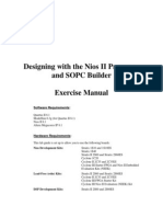 Designing With The Nios II Processor and SOPC Builder Exercise
