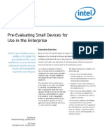 Pre Evaluating Small Devices For Use in The Enterprise Paper
