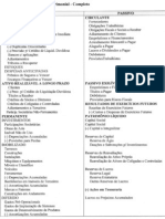 Modelo completo de Conta Balanço