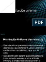 Distribucion Uniforme