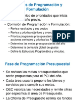 FASES DE FORMULACION PRESUPUESTAL PERU