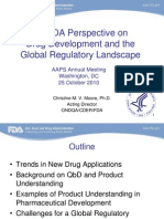 An FDA Perspective On Drug Development and The Global Regulatory Landscape
