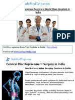 Cervical Disc Replacement Surgery in India