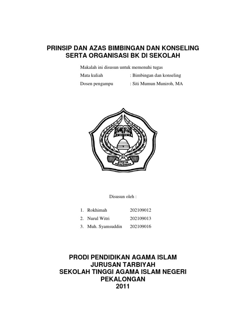 Makalah Bimbingan Konseling
