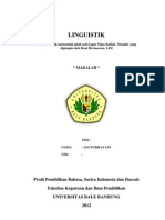 Download Makalah Linguistik by Deni Rafly SN117350206 doc pdf
