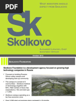 Skolkovo Investments