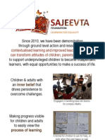 SAJEEVTA Learning For Equality (December 2012)