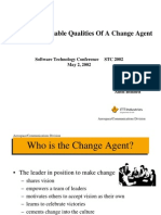 Qualities of A Change Agent