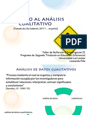 En Torno Al Análisis Cualitativo | PDF | Investigación cualitativa |  Razonamiento inductivo