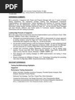 Download William A Fulbright Resume - Senior QA Strategist Testing Architect BPM Automation Performance Global Launches by Bill Fulbright SN117370632 doc pdf