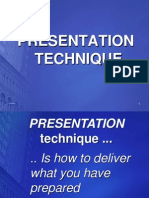 17 - Presentation Technique