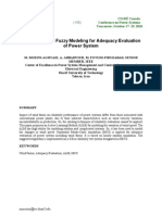 CIGRE-140 Wind Farm Fuzzy Modeling For Adequacy Evaluation of Power System