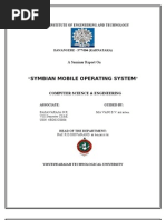 " Symbian Mobile Operating System": A Seminar Report On