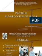 Probele Si Mijloacele de Proba