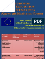 Europos integracija NS atsiskaitymo forma