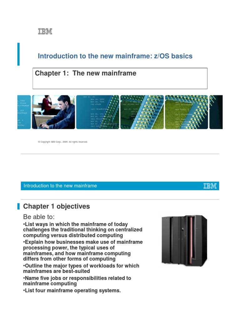 IBM Introducción A Mainframe | PDF | Mainframe Computer | Operating System