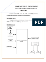 Gsm Network Controlled Fire Detection Robot Control for Industrial Safety