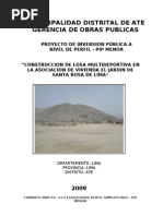 Perfil Losa Deportiva