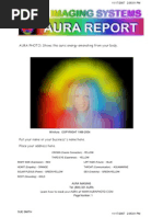 AURA PHOTO: Shows The Auric Energy Emanating From Your Body