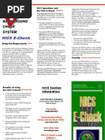 National Instant Criminal Background Check System NICS E-Check