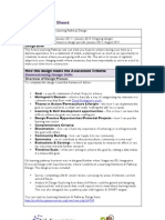 Learning Pathway Design Cover Sheet