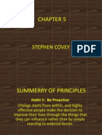 Chapter 5 Euw322 Steven Covey