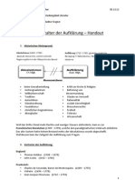 Handout - Zeitalter der Aufklärung pdf