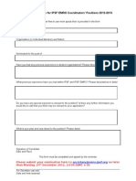 Nomination Form For IPSF EMRO Coordinators' Positions 2012-2013