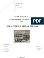 Legea Clerului Mirean Din 1893