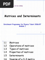 Matrices and Determinants