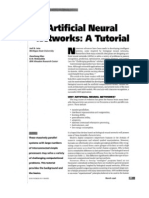 Artificial Neural Networks a Tutorial Ieee