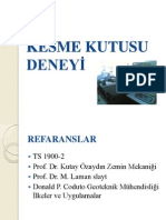 Kesme Kutusu Deneyi̇