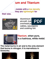 Aluminium and Titanium Powerpoint
