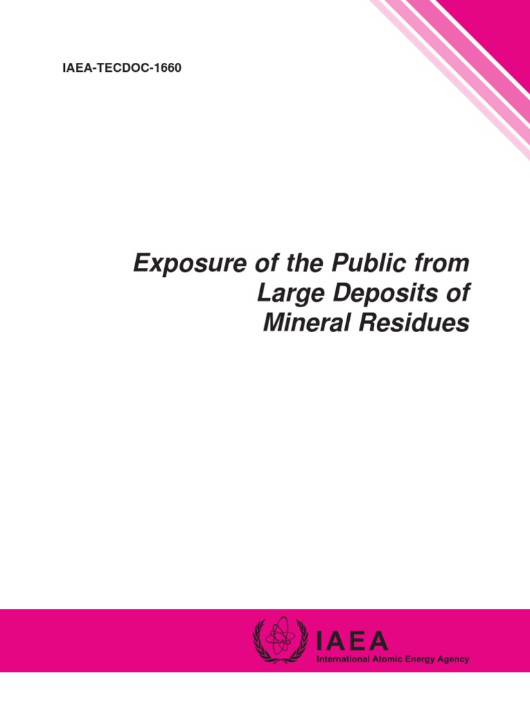 Exposure of The Public From Large Deposits of Mineral Residues PDF