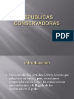 Repúblicas Conservadoras.