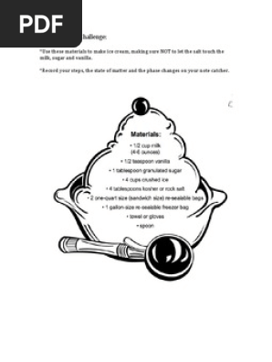 ice cream lesson