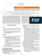 Clinical Guideline For The Evaluation and Management of Chronic Insomnia in Adults