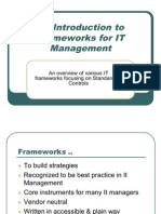An Introduction to Frameworks for IT Management