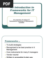 An Introduction to Frameworks for IT Management