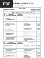 ISC Computer Science Marks Distribution Chart Paper 1 and 2