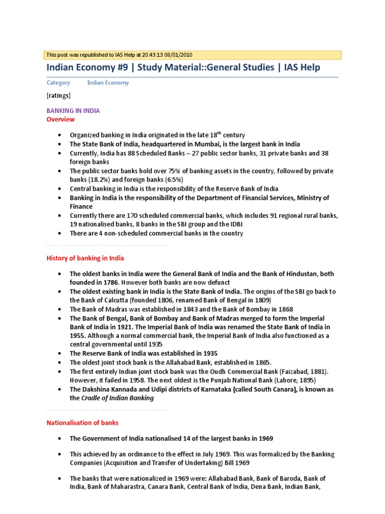 IAS Study Material of General Study PDF | PDF