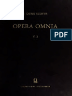 Johannes Duns Scotus Opera Omnia Volume 5, Part 2