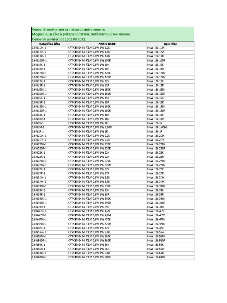 NPN 0,625W 40V / 0,2A 10 pz 2N3904 TO 92 MOT