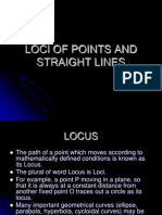 Loci of Points and Straight Lines