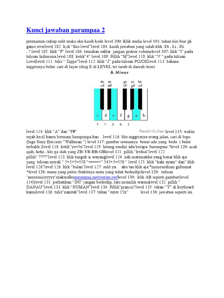 37+ Kunci Jawaban Kuis Parampaa 1 Dan 2 Pics