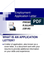 Employment Application Letter Guide