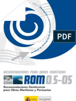 ROM 0.5-05 Recomendaciones Geotécnicas para Obras Marítimas y Portuarias