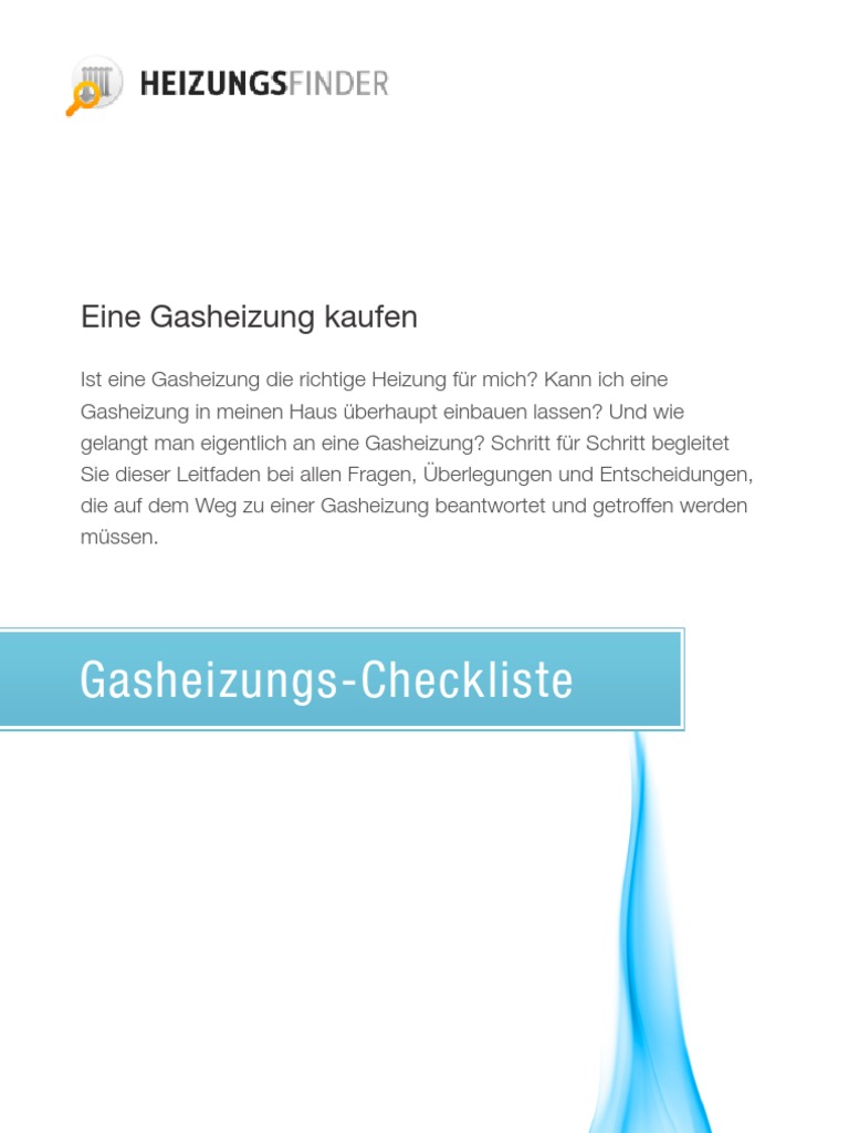 GasheizungCheckliste